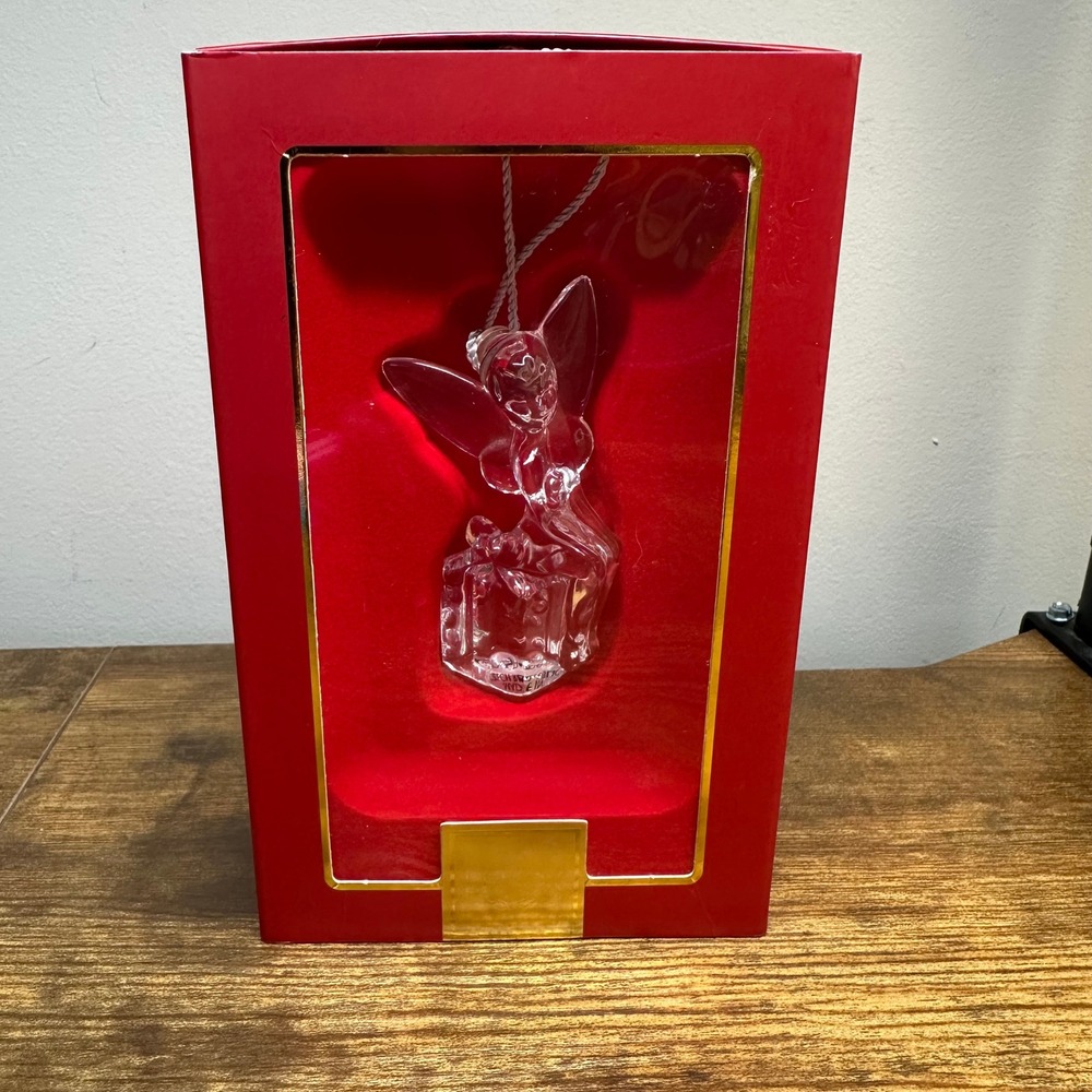 Lenox Disney Showcase A Gift From Tinkerbell Crystal‎ Ornament 775784 Boxed